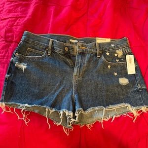 Old navy boyfriend jean shorts